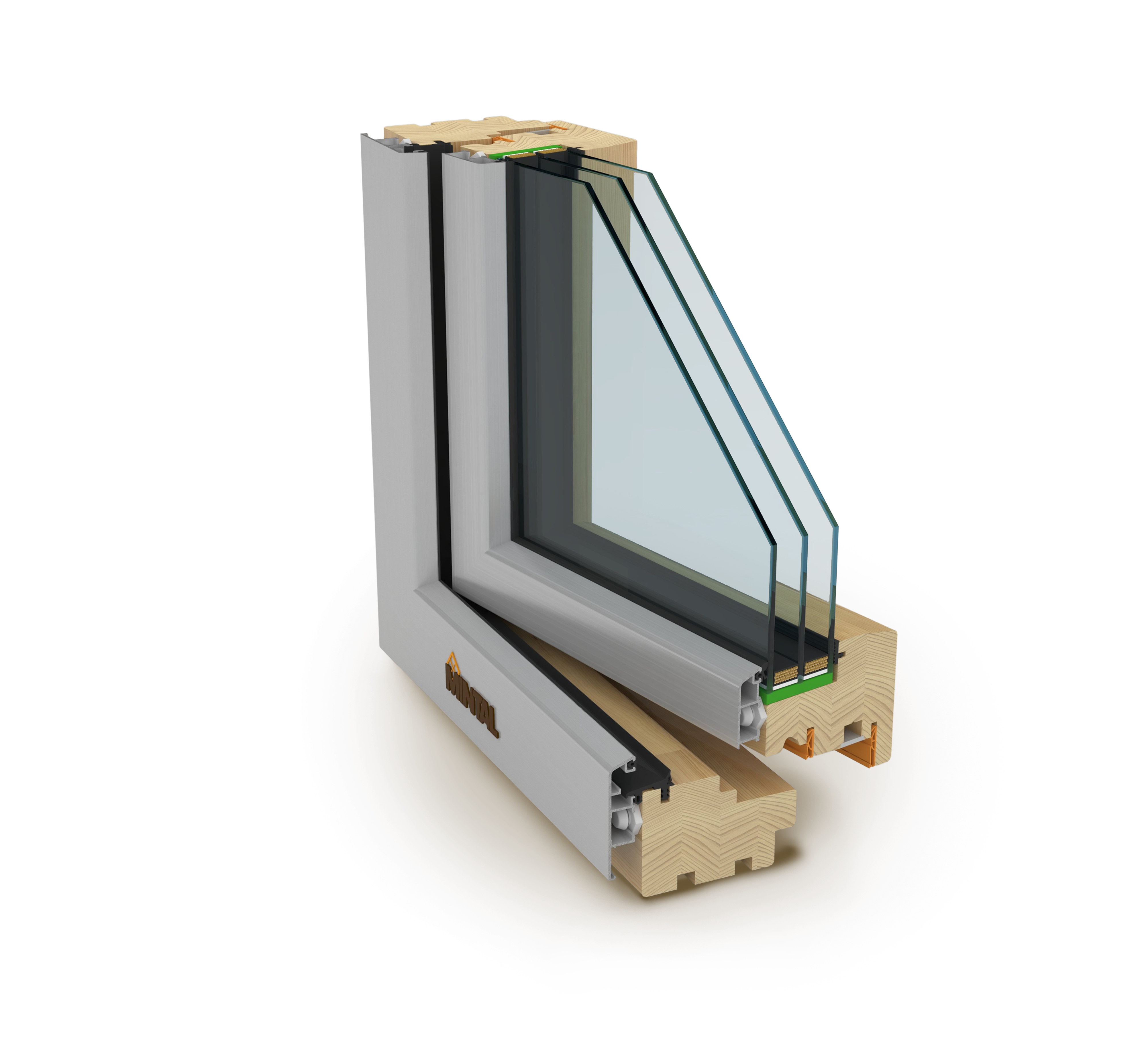 Drevohliníkové okná MINTAL Clasic