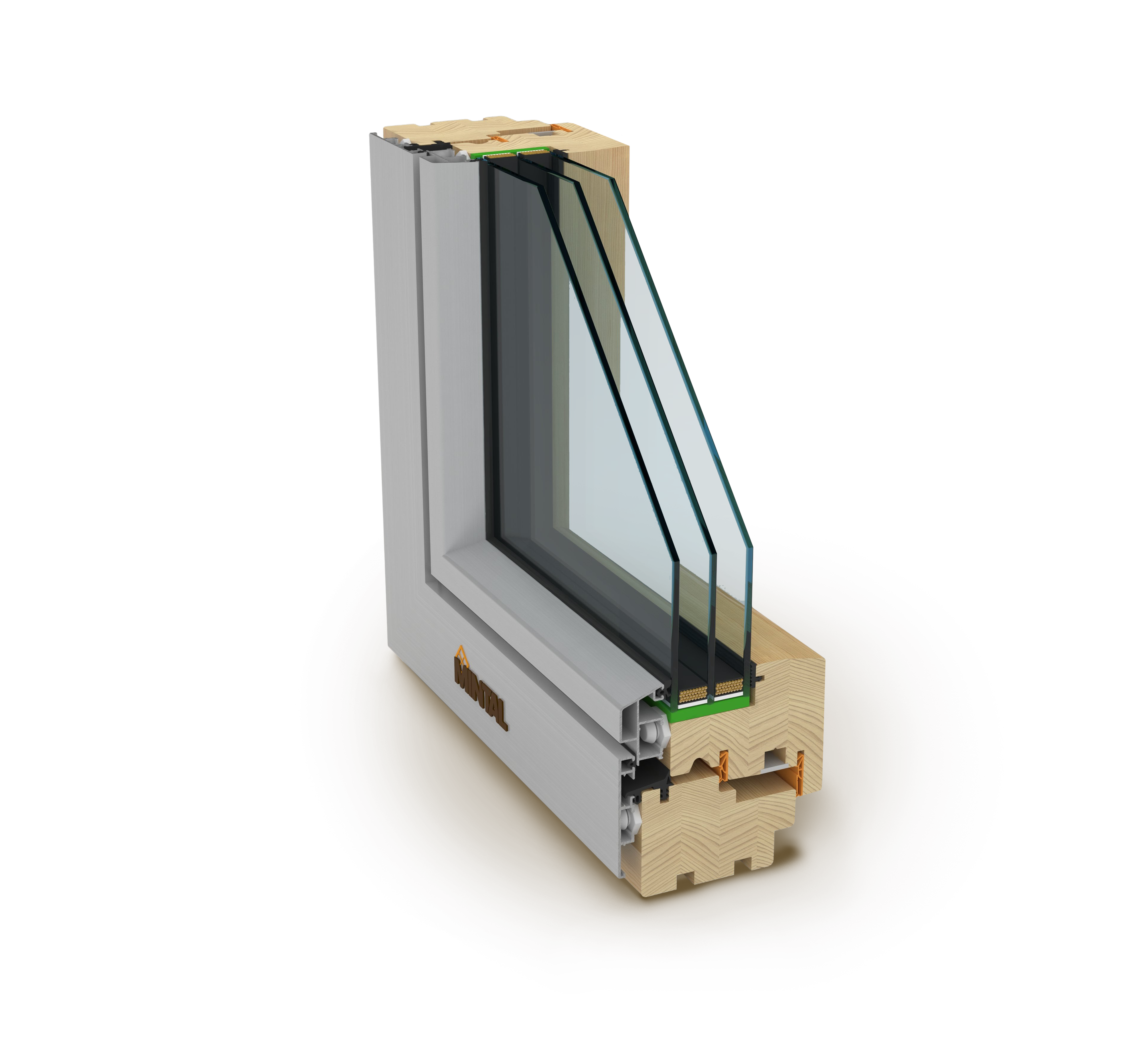 Drevohliníkové okná MINTAL Futur line