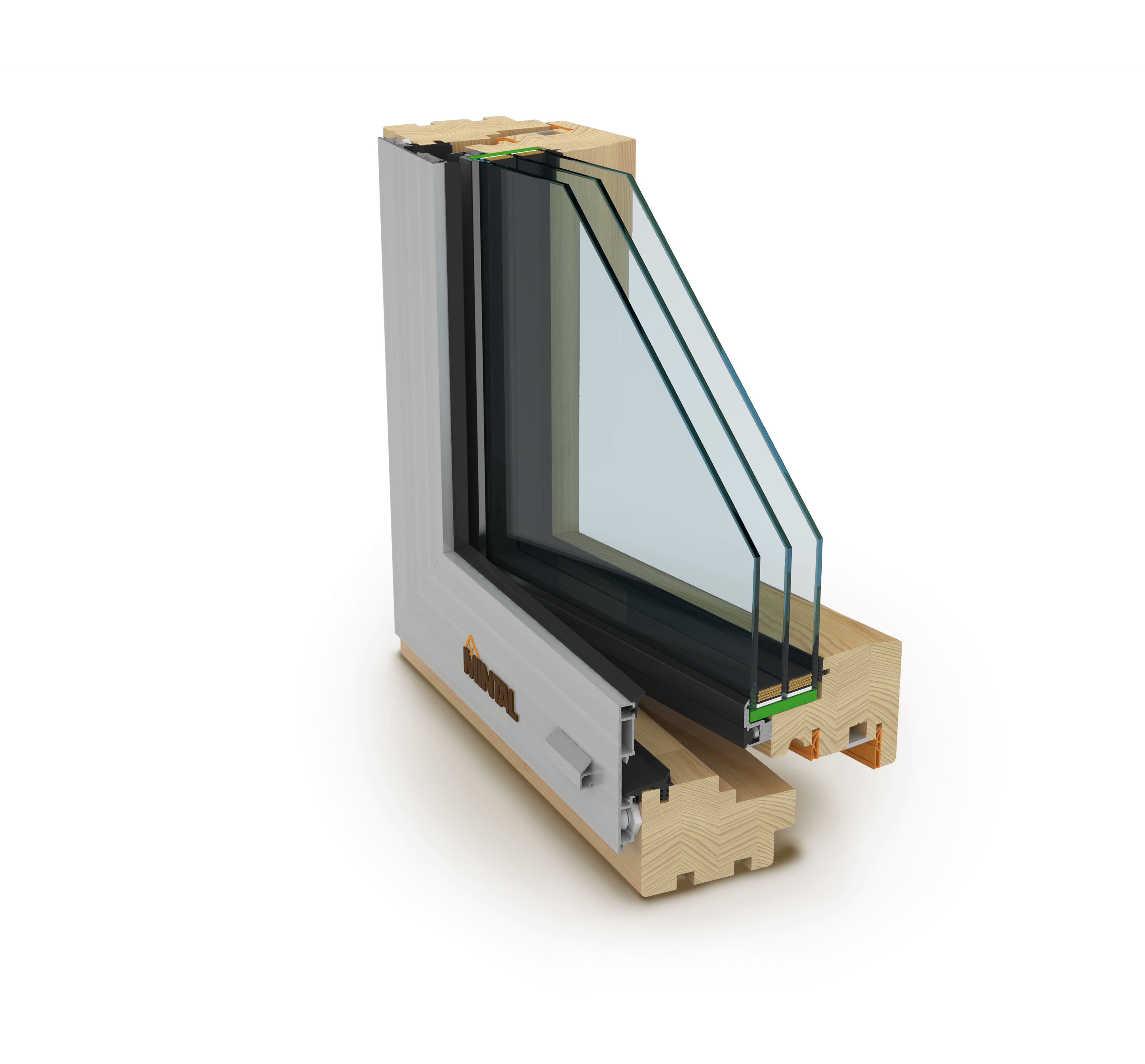 Drevohliníkové okná MINTAL Integral