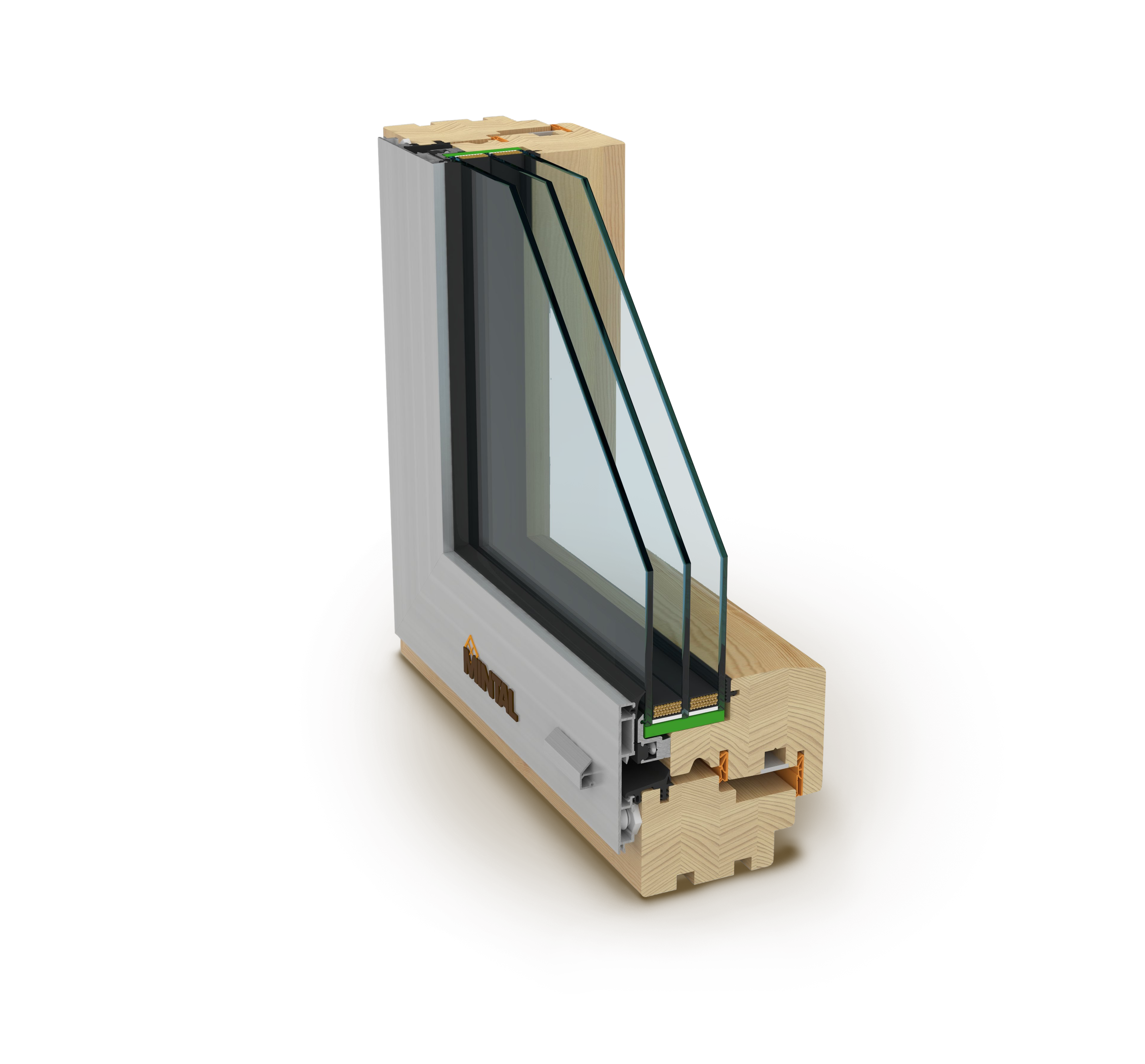 Drevohliníkové okná MINTAL Integral