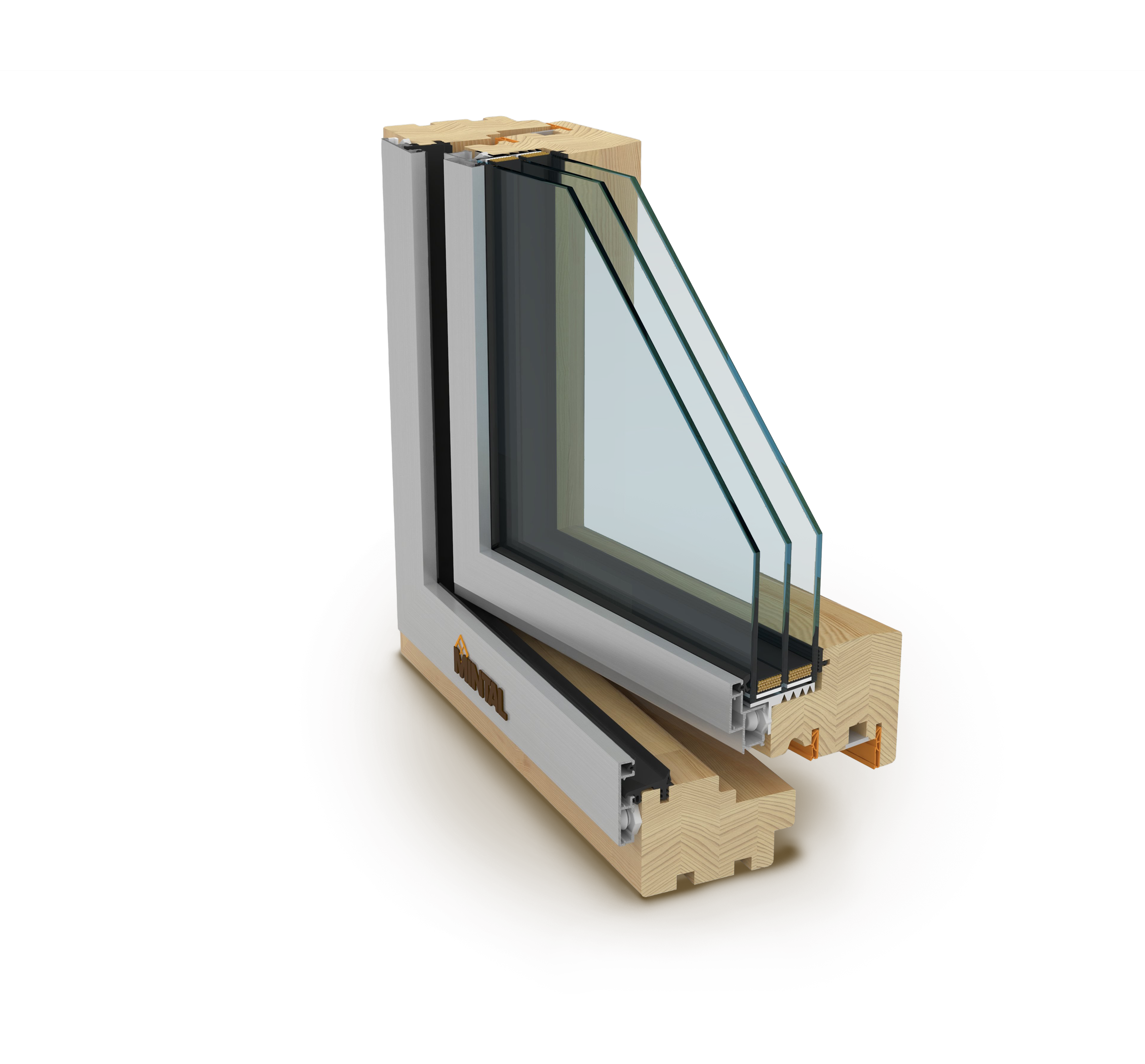 Drevohliníkové okná MINTAL Style line