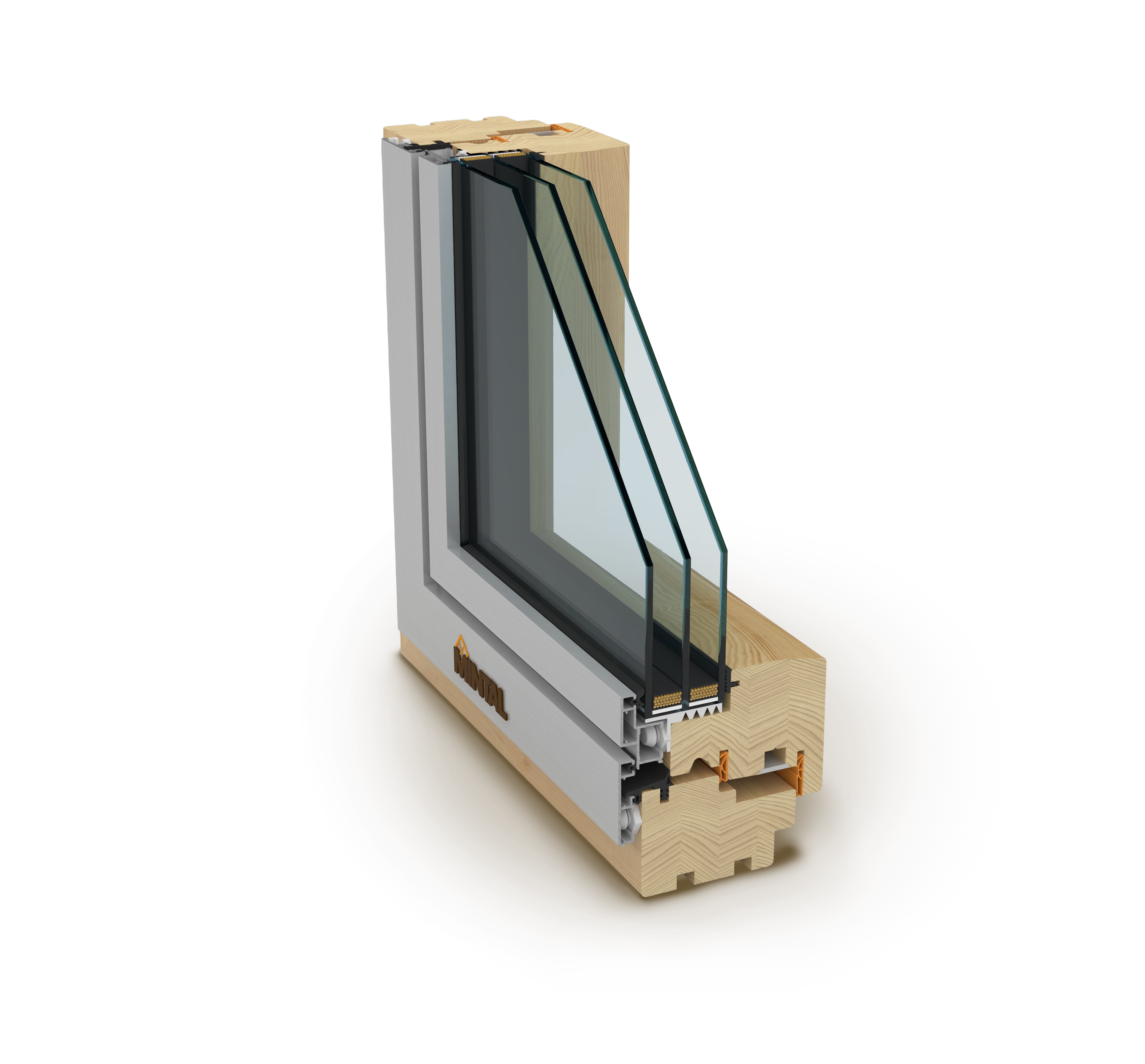 Drevohliníkové okná MINTAL Style line