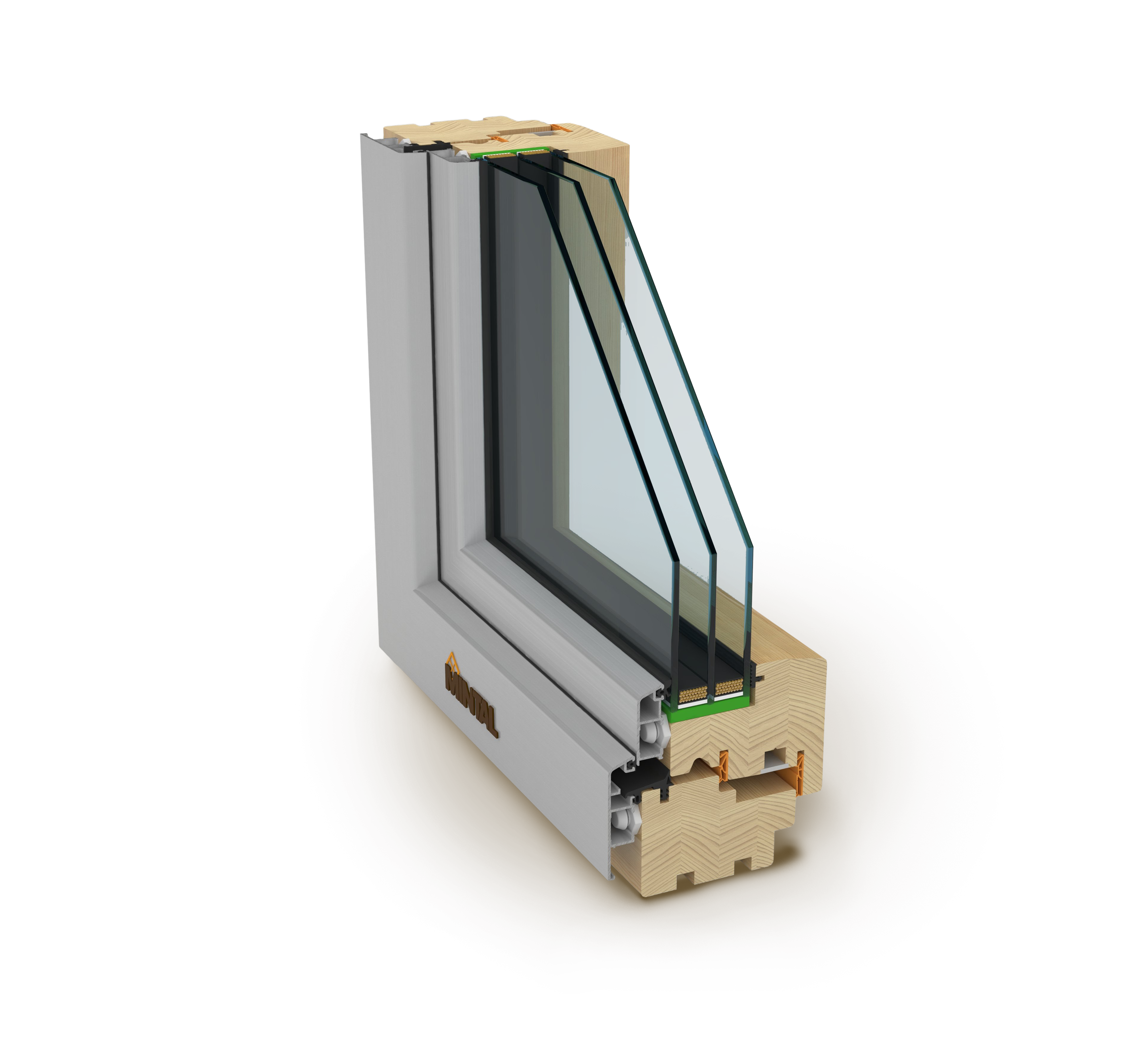 Drevohliníkové okná MINTAL Clasic