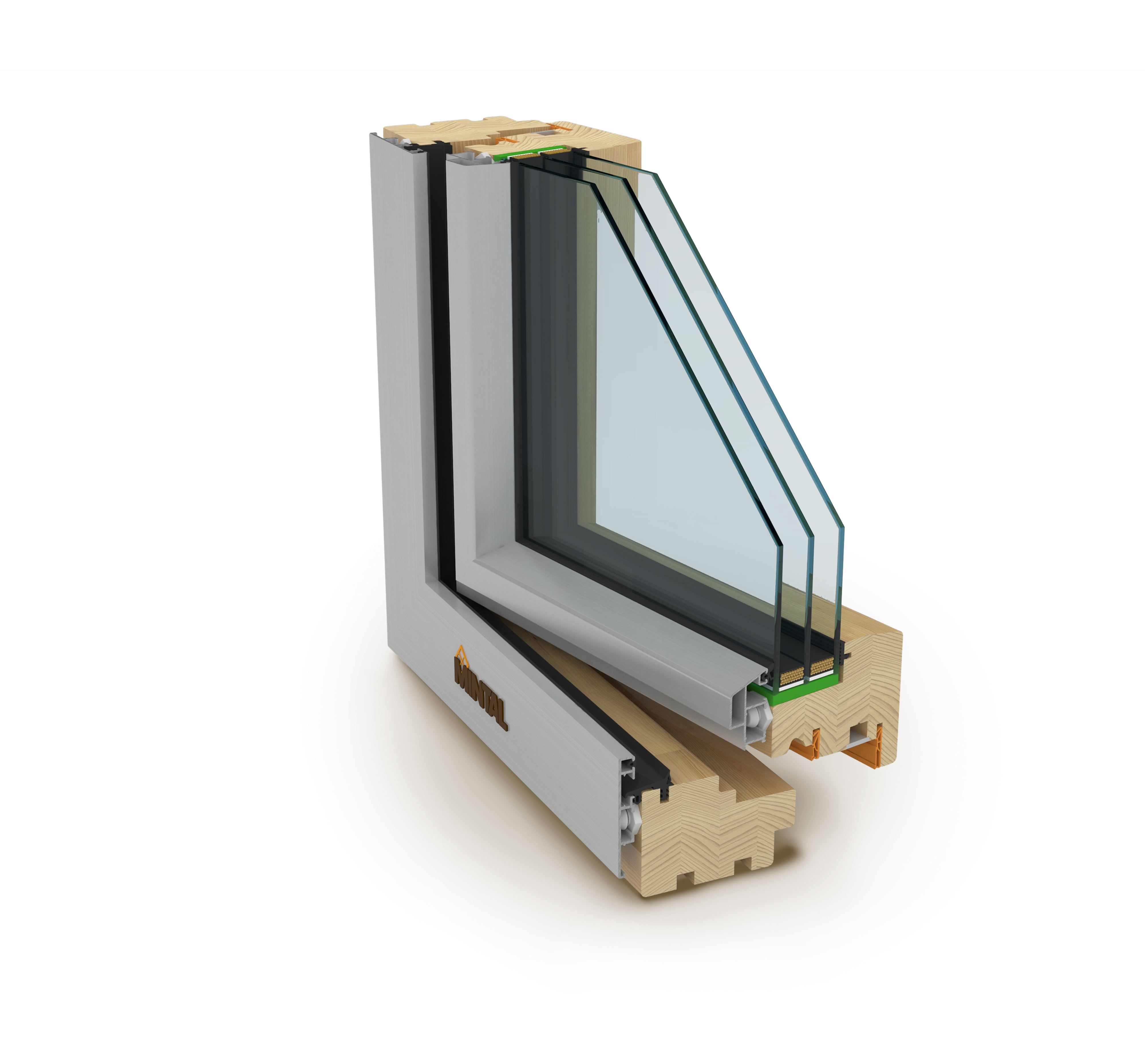 Drevohliníkové okná MINTAL Futur line
