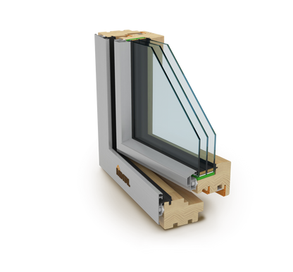 Holz-Alu-Fenster MINTAL Futur line