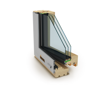 Drevohliníkové okná MINTAL Integral