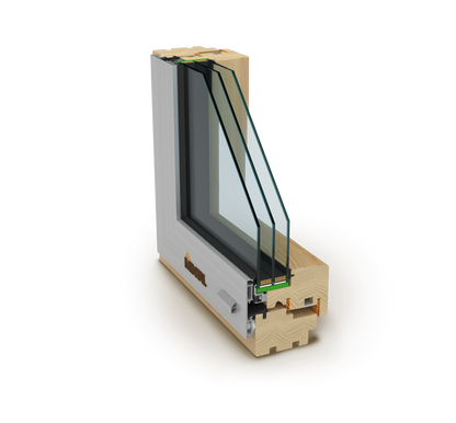 Drevohliníkové okná MINTAL Integral