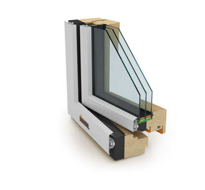 Drevohliníkové okná MINTAL Passiv