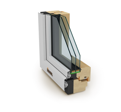 Drevohliníkové okná MINTAL Passiv