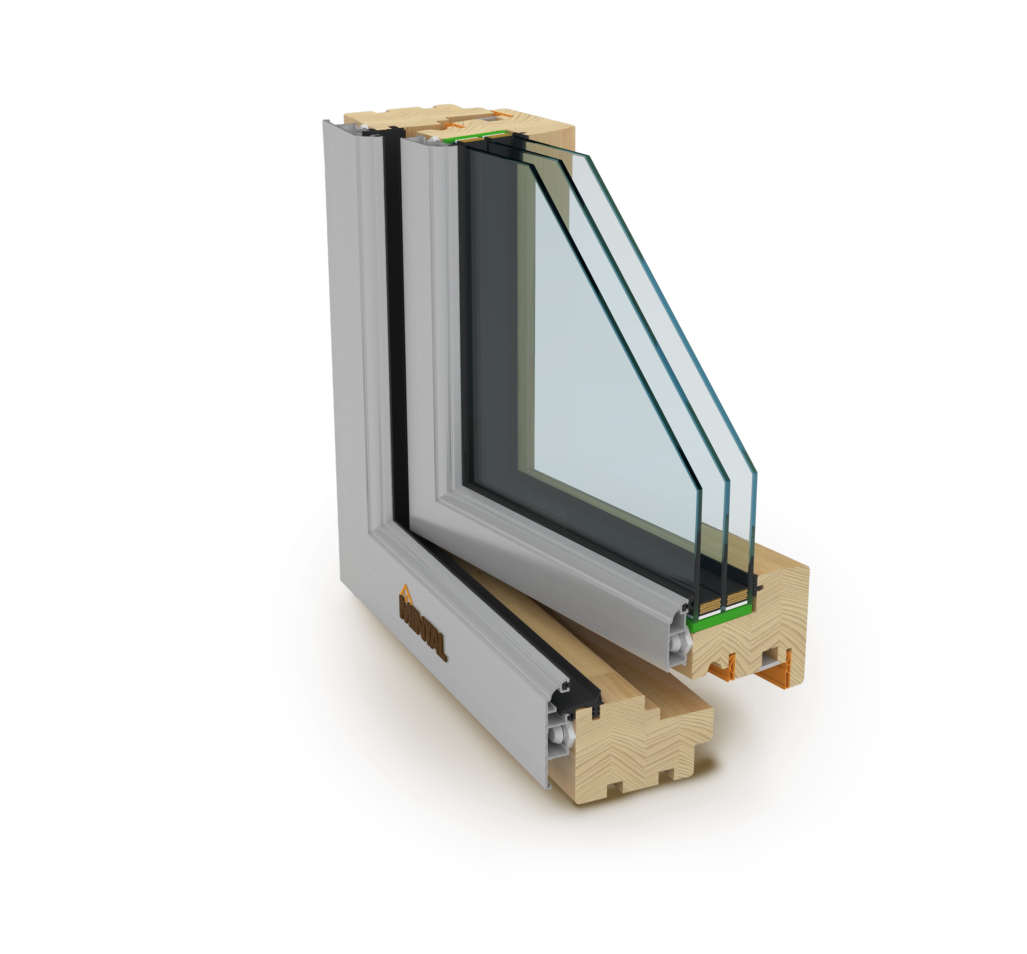 Drevohliníkové okná MINTAL Retro