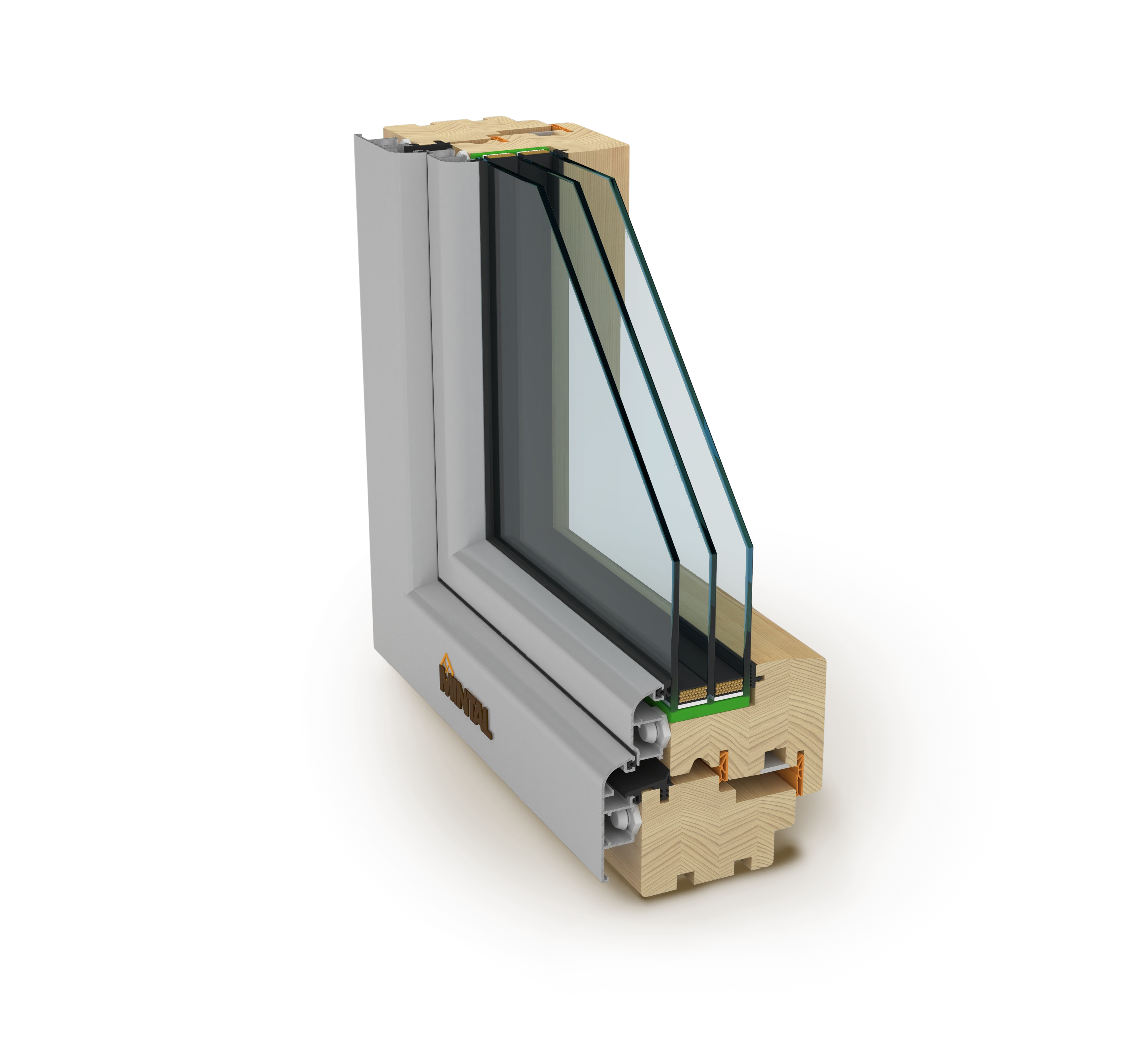 Drevohliníkové okná MINTAL Soft
