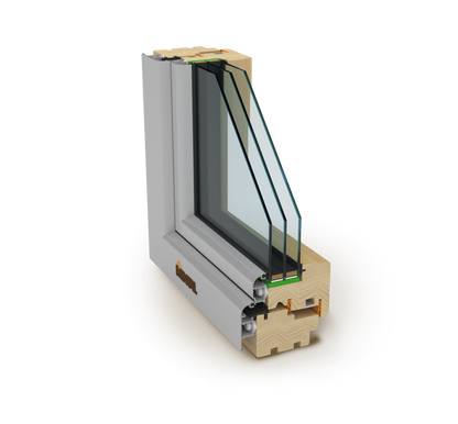 Drevohliníkové okná MINTAL Soft
