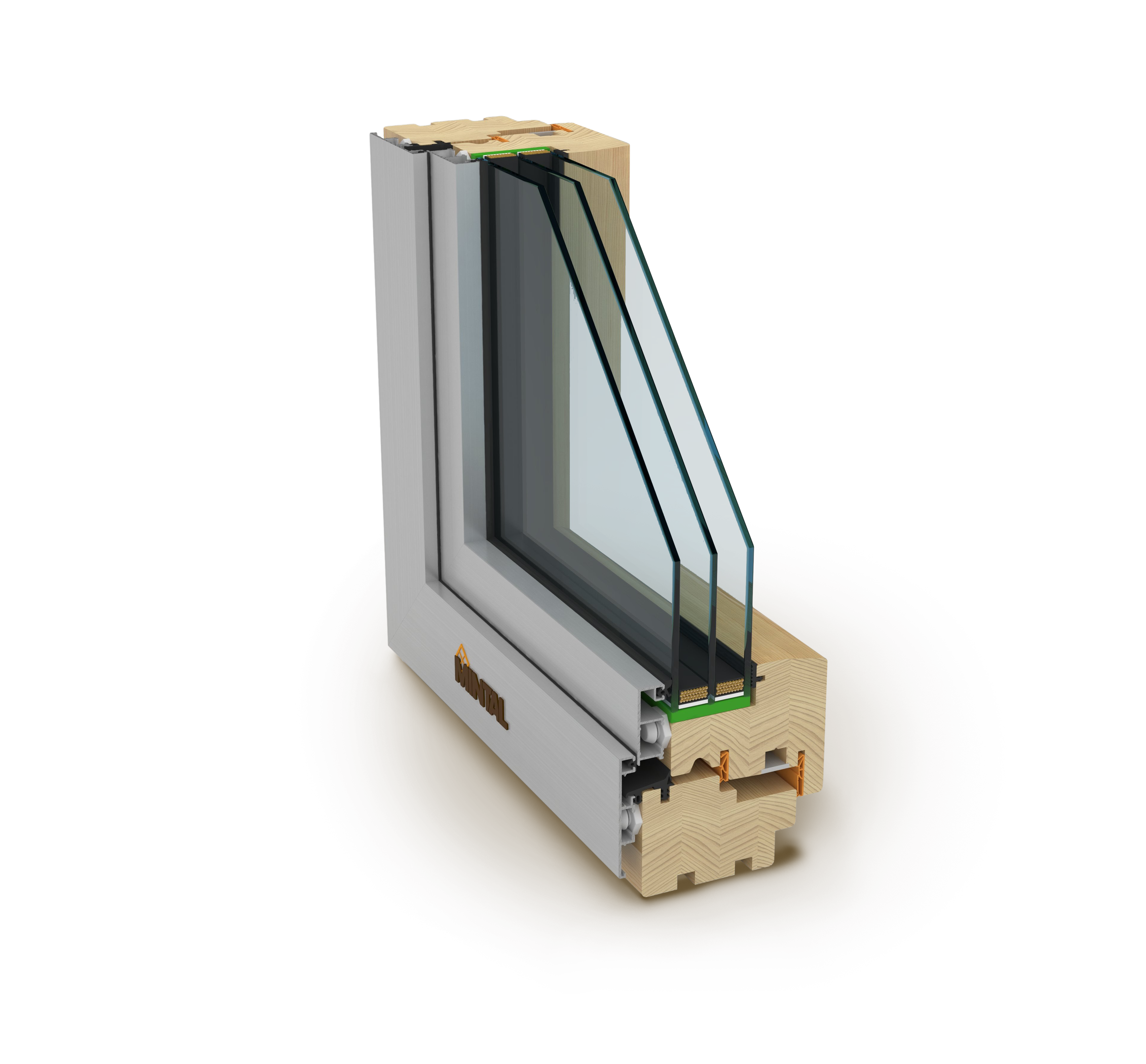 Drevohliníkové okná MINTAL Style